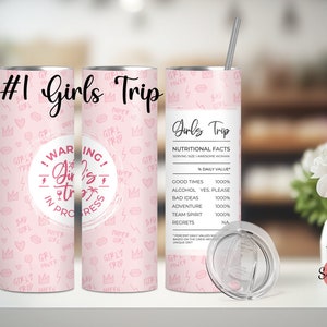 Personalized Girls Trip Cheaper Than Therapy Pilsner Style Tumbler -  LemonsAreBlue