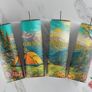 Hiking Tumbler, Unleash  Adventure Tumbler, Camping Tumbler, Wild Adventure Tumbler, Sublimation Skinny Tumble, Mountain Cup, Travel Cup