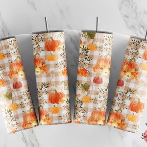 Fall Tumbler, Fall Cup, Pumpkin Tumbler, Autumn Tumbler, Thanksgiving Tumbler,  20 oz tumbler, Custom Name Tumbler, Gift For Her