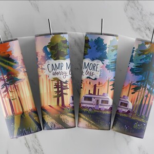 Camping Life Tumbler, Adventure Tumbler, Camping Tumbler, Wild Adventure Tumbler, Sublimation Skinny Tumble, Mountain Cup, Travel Cup