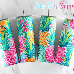 Hawaii Tumbler, Pineapple Tumbler, Aloha Tumbler, Personalized tumbler, Vacation Tumbler, Tropical Tumbler, Beach Tumbler, Sunset Tumbler