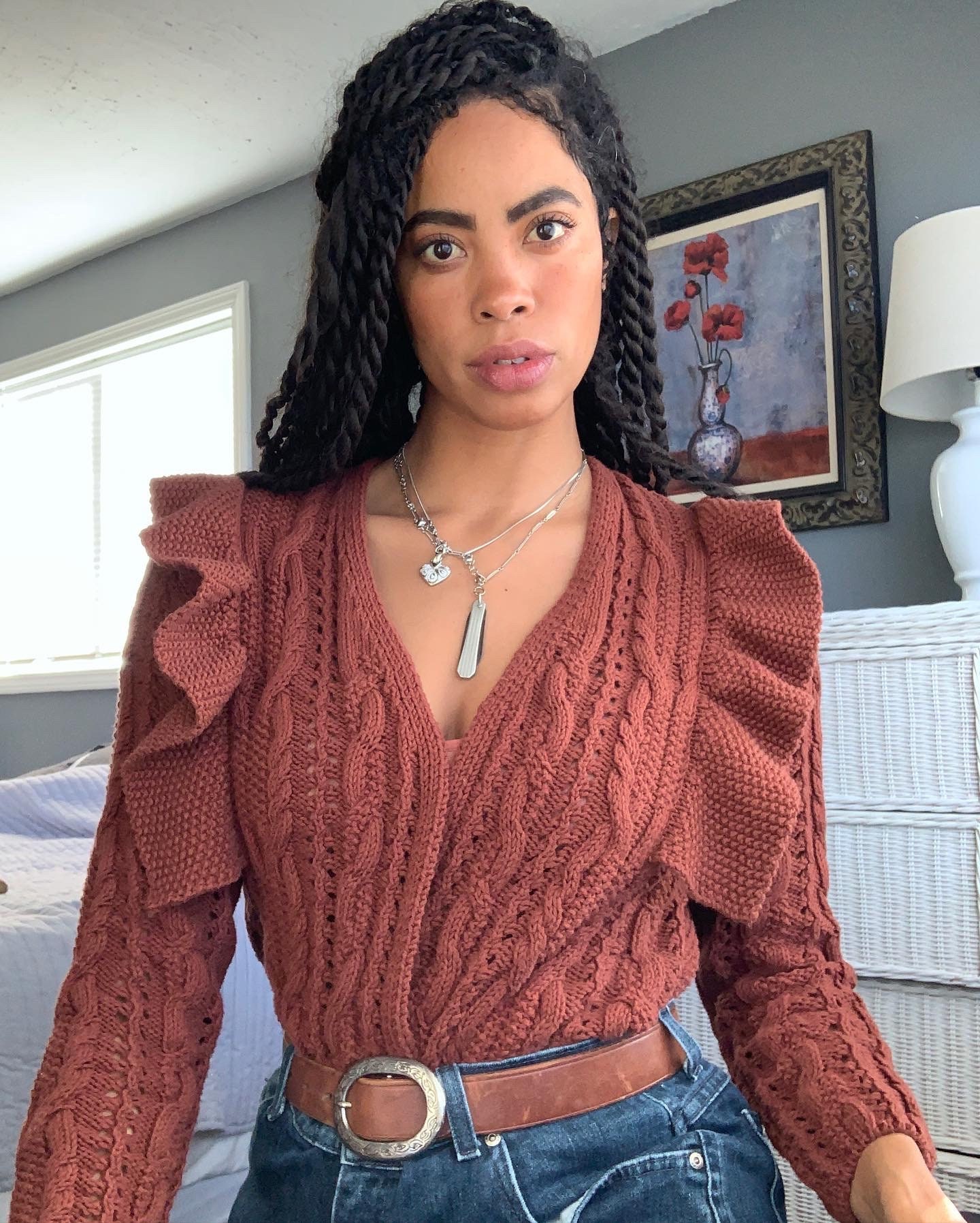 Rust Colored Sweater - Etsy