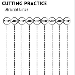 Pre K Cutting Practice Worksheets