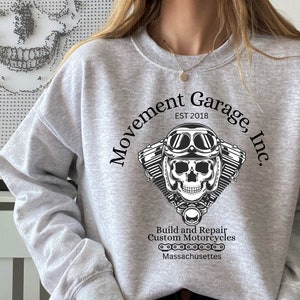 Vintage Motorcycle Sweatshirt Motorcycle Gift for Dad Biker Husband Sweatshirt Gift idea for Biker Sweatshirt Vintage Motorcycle Engine