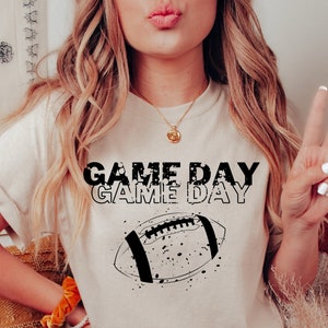 Game Day Shirt for Women Football Game Day Shirt Football Mom Shirt Game Day Football Game Day Tshirt for Women Football Season