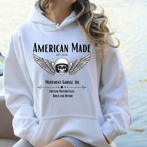 Vintage Motorcycle Hoodie Motorcycle Gift for Dad Biker Husband Hoodie Gift idea for Biker Hoodie Vintage Biker Hoodie Gift Motorcycle