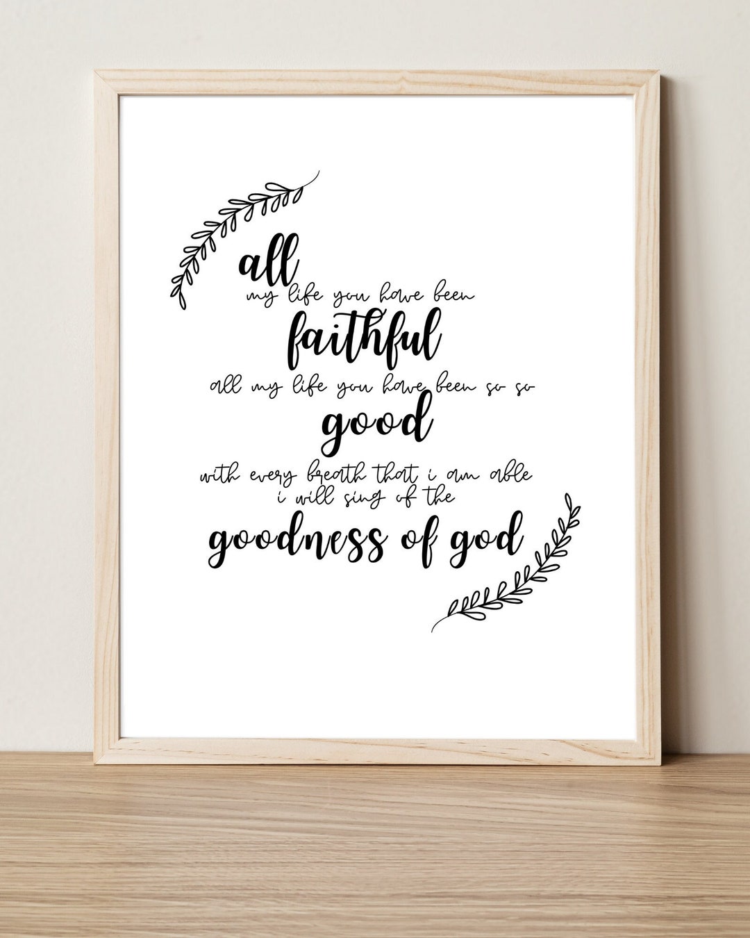 All My Life You Have Been Faithful Digital Download Digital Print ...