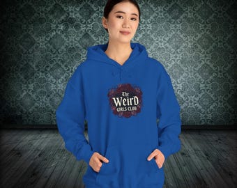 Hoodie van The Weird Girls Club | Gotisch embleem, heksenachtig, vrouwelijk ontwerp