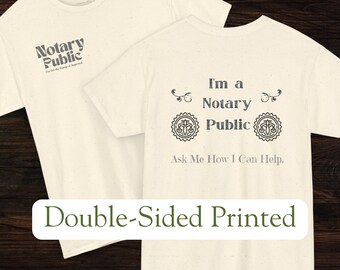 T-shirt voor notaris, grappig T-shirt voor juristen, cadeau voor hypotheekaktebegeleider