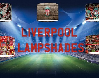 Liverpool lampshade Football Premier League premiership lightshade 20CM X 18.5CM