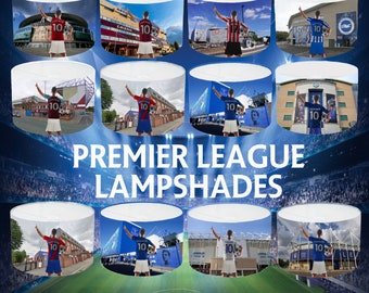 Personalized Football Lamp Shade | Premier League, Custom Team