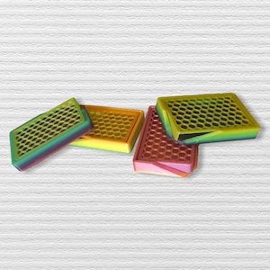 Multicolor Soap Sponge Holder Dish 3D printed