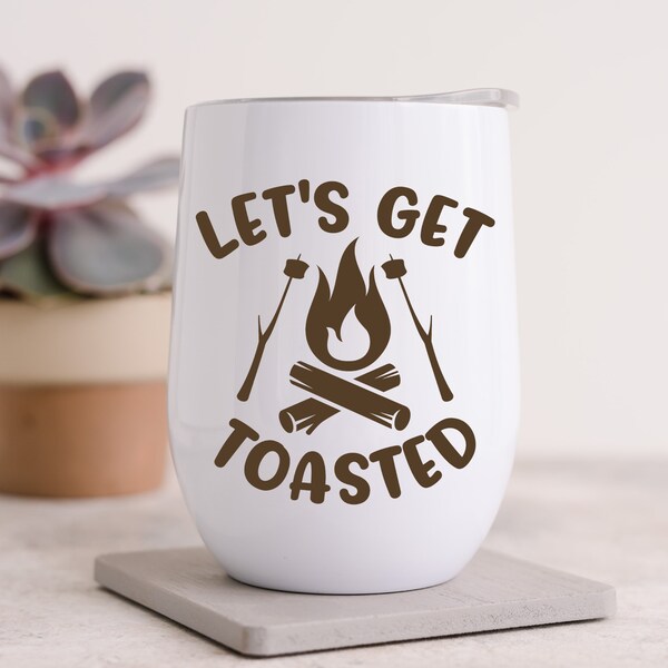 Camping Cup Decal Etsy