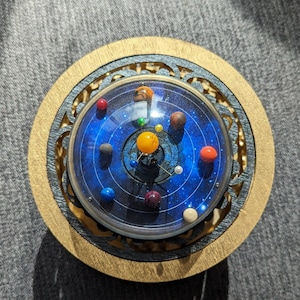 Dome Orrery - Mechanical Solar System Model - Universe - Planets - Galaxy - Astronomy - Astrology - Kinetic - Stars - Space - Planetarium