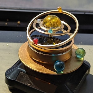 Solar Powered Orrery - Solar System - Planetary Movements - Planets - Sun - Moon - Space Gift - Stars - Orbit - Astronomy - Astrology