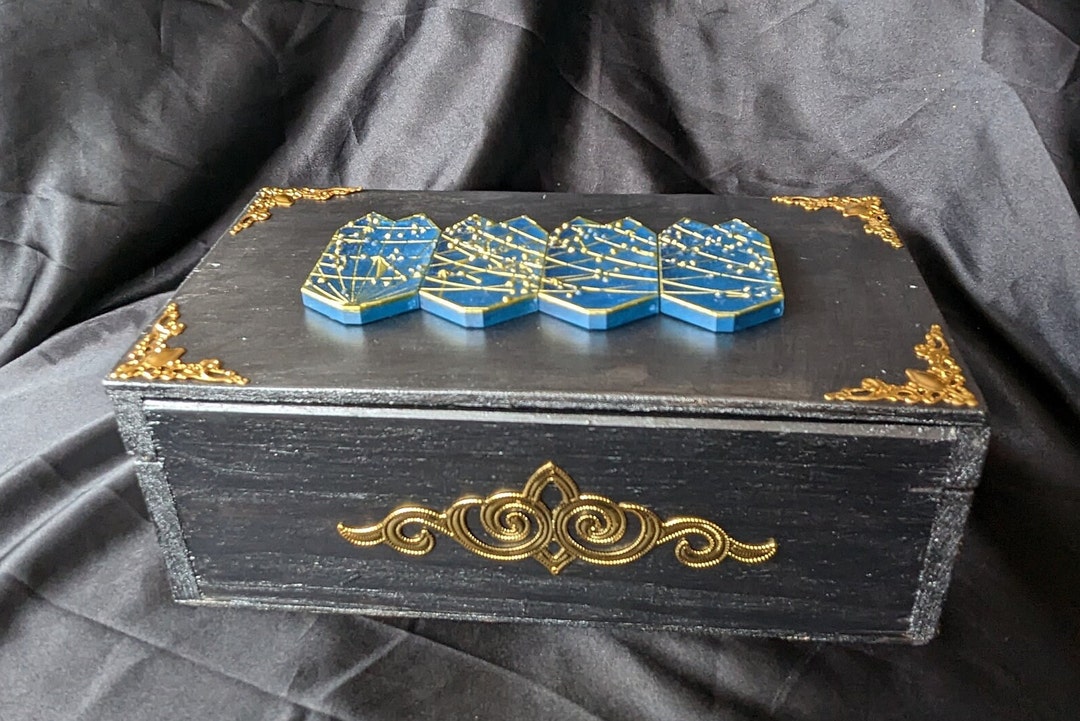 AUTOMATON Chest Box Board Game Case Organizer Cards Etsy