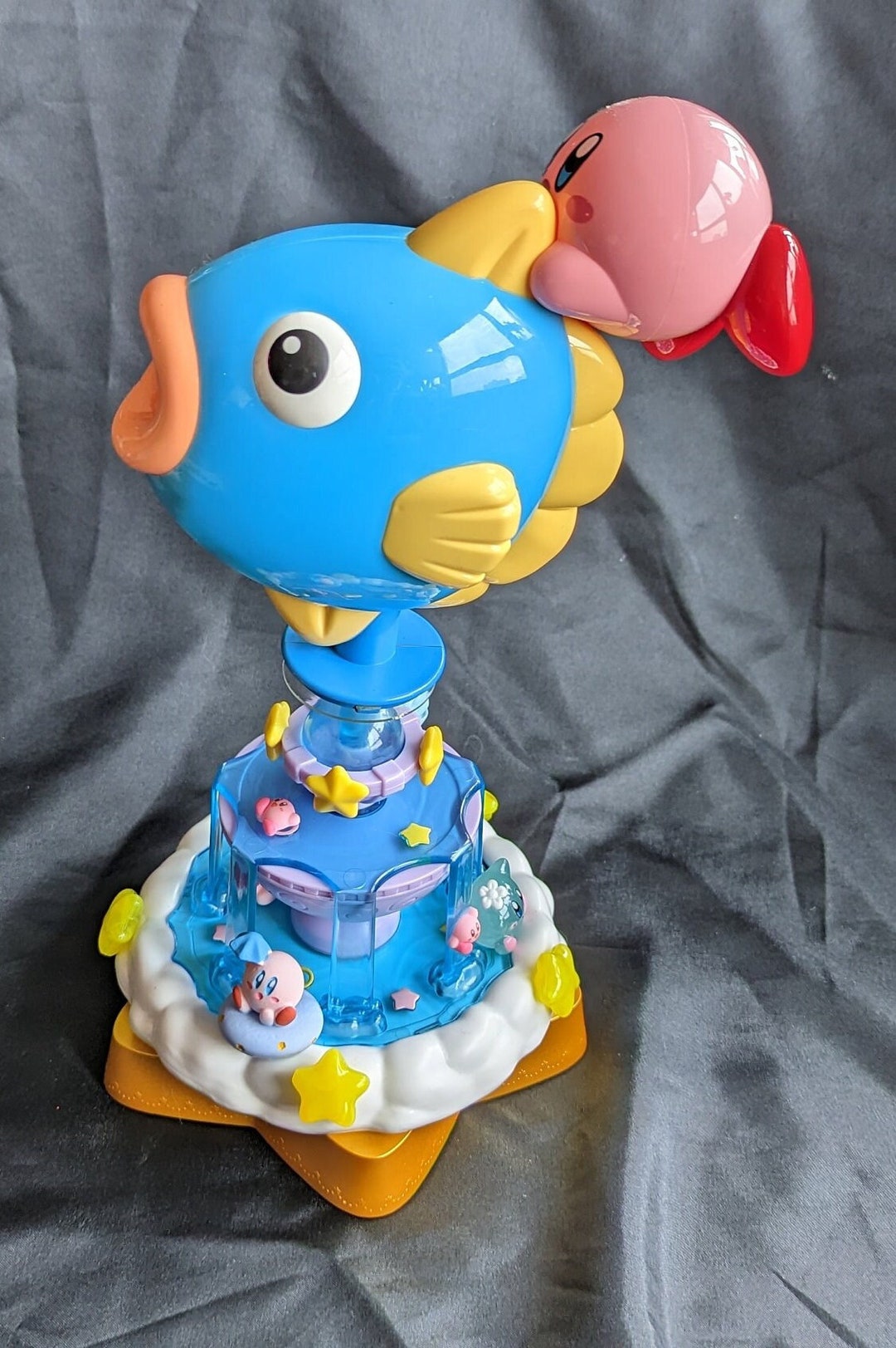 Kirby Dream Fish Fountain Kine Fish Kirby Riding Fish Etsy