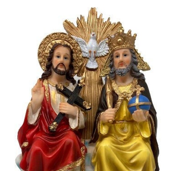Holy Trinity Statue Etsy