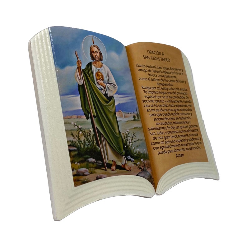 San Judas Tadeo Oración Placa St Jude Prayer Spanish 6 X 4 Etsy