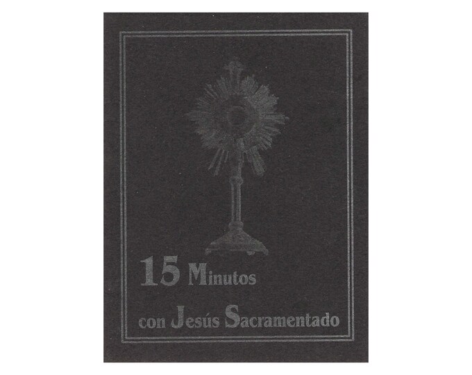 Libro De Oraciones En Tapa Blanda '15 Minutos Con Jesus Sacramentado' 5