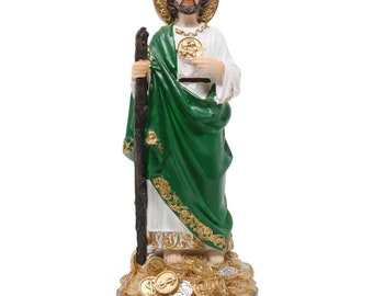 Saint Jude Statue Resin 9 Inches | Apostle of Hope & Beacon of Lasting Devotion | Other Sizes Available| 1556 New