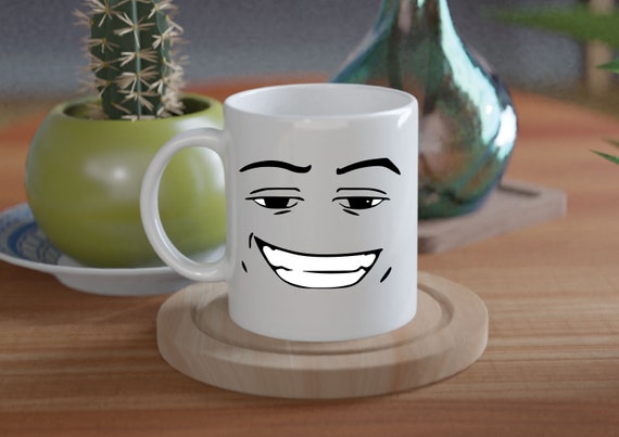 Roblox Man Face Mug 11oz Funny Ceramic Coffee Mug 11oz Friends -  Israel