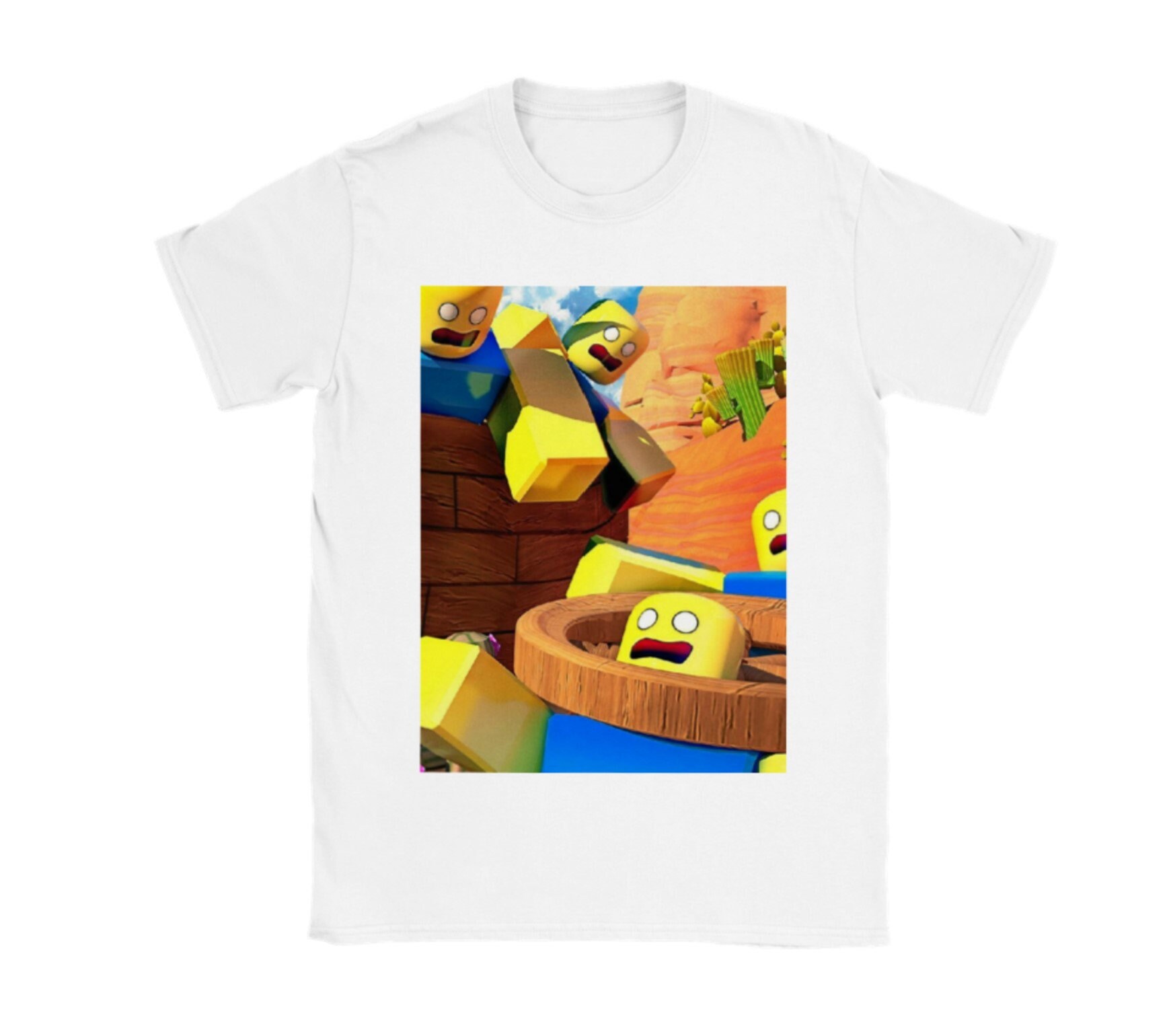 Roblox T-shirt d'été pour garçons et filles Noir pour enfants et