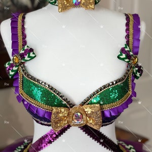 The joker Bra+ choker ONLY/Festival clothing/Halloween costume/Rave outfit/EDC outfit