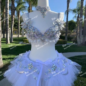 The Moonlight Angel Tutu&Skirt ONLY/Festival clothing/Halloween costume/Rave outfit/EDC outfit