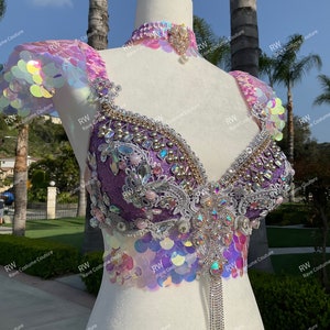 The Pink Passionfruit Bra+choker ONLY/Festival clothing/Halloween costume/Rave outfit/EDC outfit