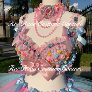 The Sweet Princess Bra+ Choker ONLY/Festival clothing/Halloween costume/Rave outfit/EDC outfit