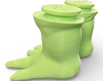 3D Printed Grogu Legs: Mattel Plush Doll, shoe-friendly feet.