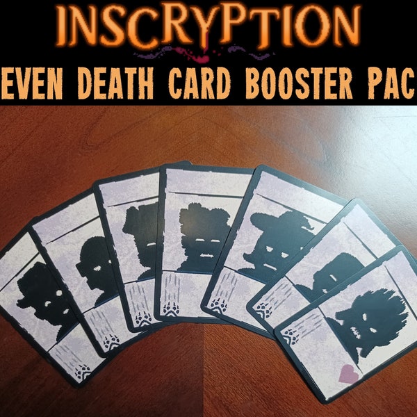 Inscryption Seven Death Card Booster Pack