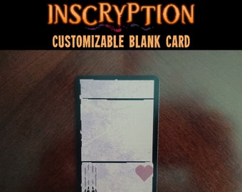 Inscryption Customizable Blank Card