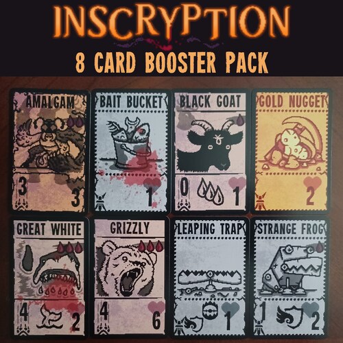 Inscryption Eight Card Booster Pack - Etsy