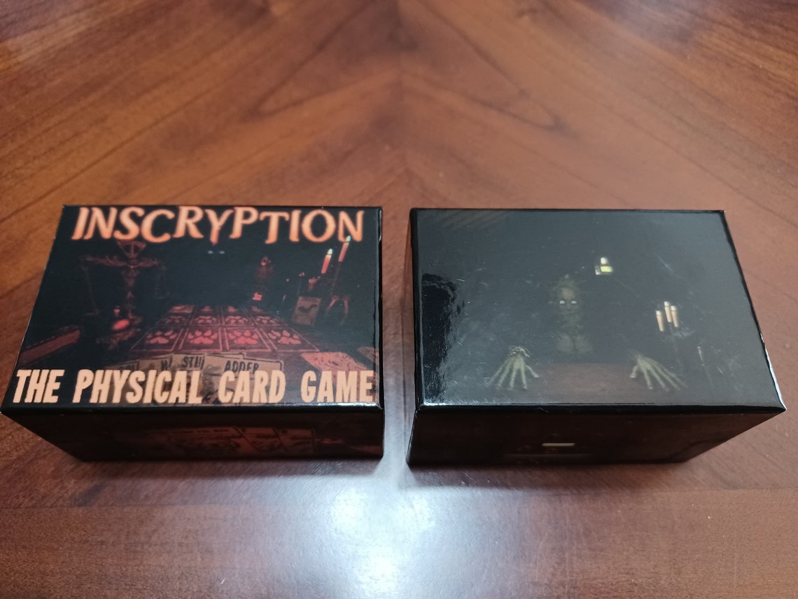 Inscryption Card Game Box Etsy Australia