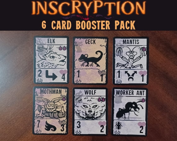 未開封　INSCRYPTION　カードパック INSCRYPTION: Booster card Packs Devolver *series 2* NEW cards | eBay