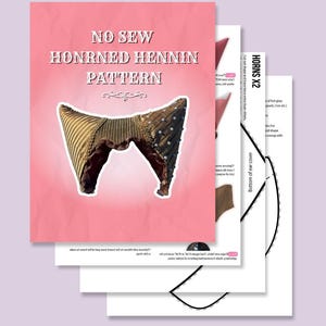 Includes step by step instructions with images. 1 head base printable pattern, and 1 cone printable pattern meant to be traced onto foam twice (double cones)