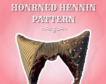 No Sew Horned Hennin Hat Pattern