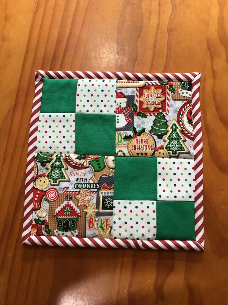 Christmas Pot Holder Etsy