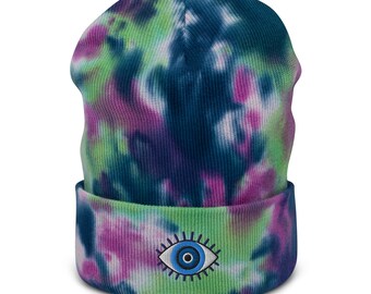 Tie Dye Skull Cap | Etsy Singapore