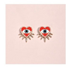 Evil eye studs