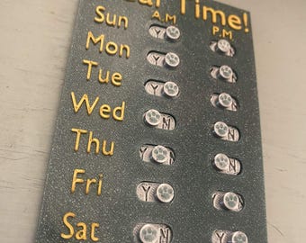 Rastreador de alimentación a la hora de las comidas - Impreso en 3D