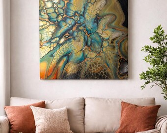 Abyssal bloom - Acrylic on 12”x16” canvas