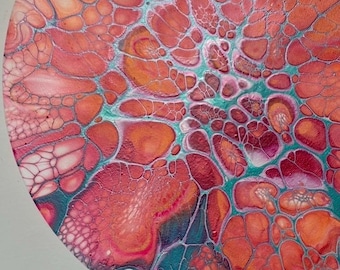 Coral reef - Acrylic on 12” canvas