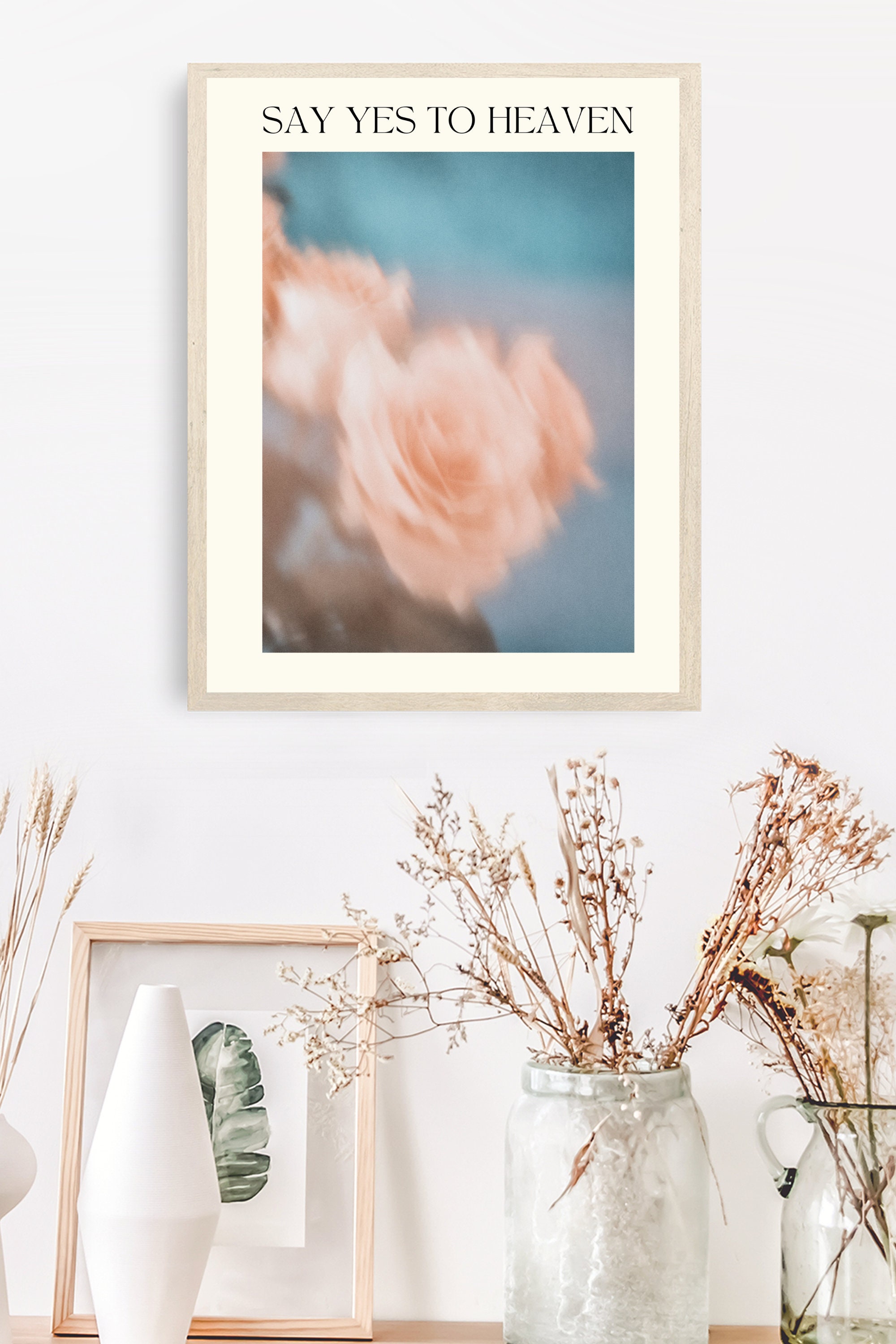 Say Yes to Heaven Song Lyrics Poster Lana Del Rey Lyrics Wall Art