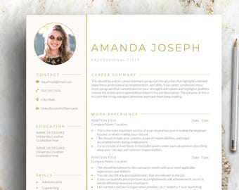 3 Resume Bundle | Modern Resume Template 2025 | Professional Resume Template for Word, Simple Resume and Cover Letter Template, CV Template