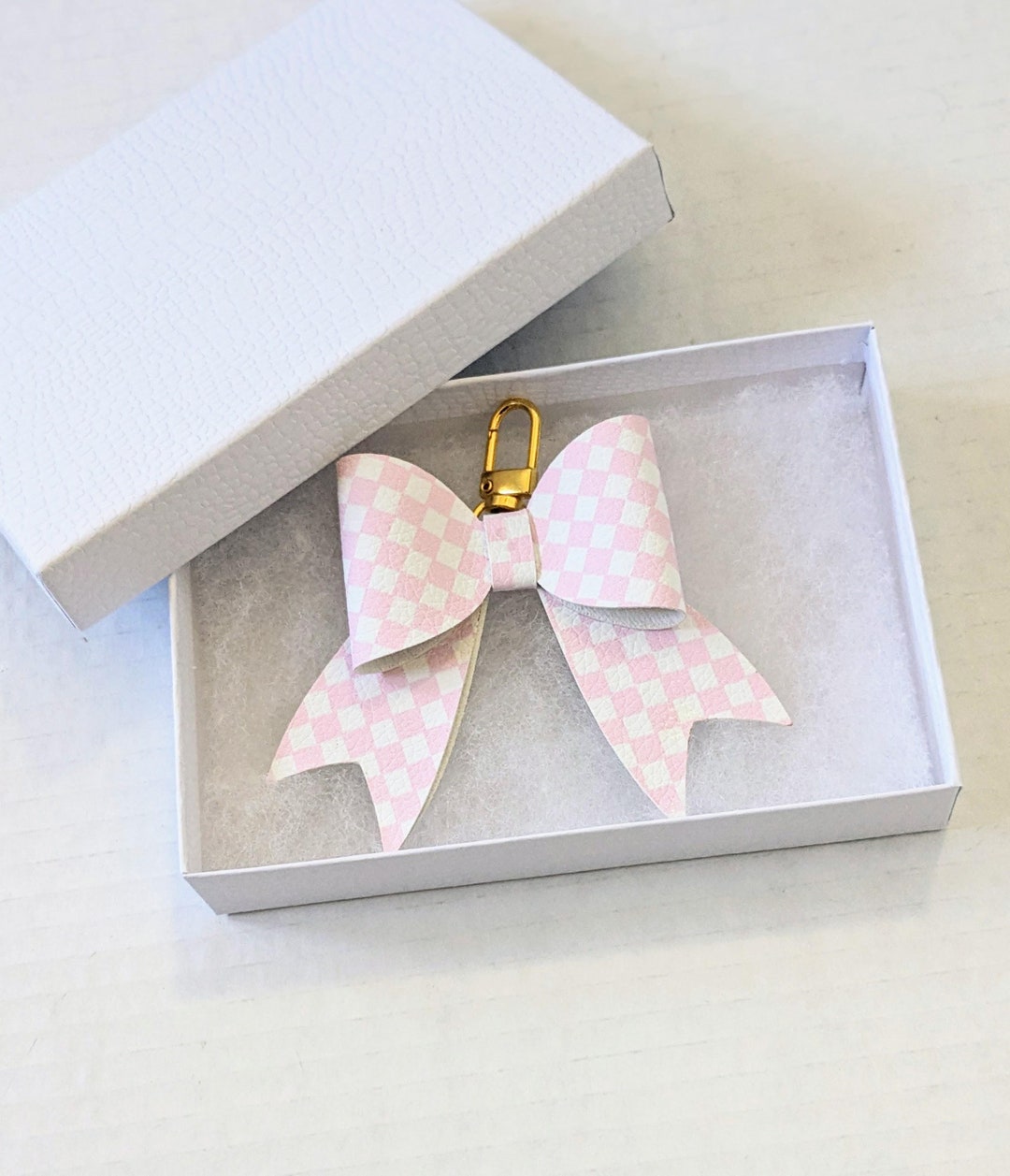 Quilted Bow Charm Handbag- Hot Pink main image 0