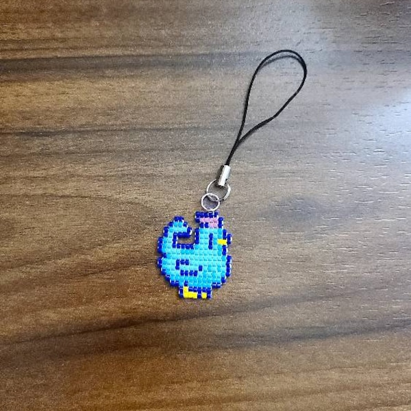 Stardew Valley Blue chicken keychain