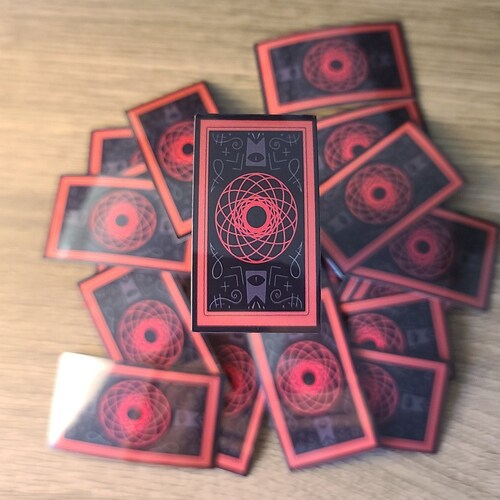 Tarot Card for the Cult of Lamb Etsy